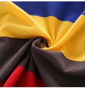 Opportunités de distribution : Ensemble T-shirt imprimé à rayures en coton, short, pantalon hip-hop et jean pour bébés garçons (pour dropshipping) - Product Image 6