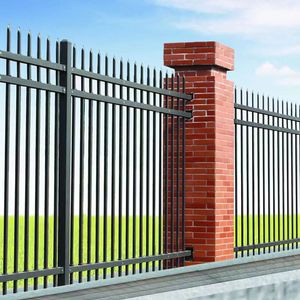 سياج حديقة معدني أسود مخصص بالجملة مقاس 6 × 8 أقدام، مقاوم للصدأ، من الفولاذ المجلفن والألومنيوم، صديق للبيئة ومقاوم للماء - Product Image 4