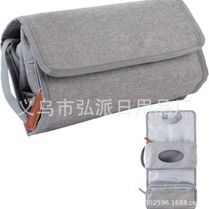 Sac à couches pour bébé, grand sac en toile portable à suspendre, pour les besoins quotidiens de la maison et les voyages, adapté aux bébés de 0 à 12 mois - Product Image 1