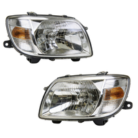 Conjunto de Faros LED Universales de 12V 24V IP67 Resistentes al Agua 6000K 8000 Lúmenes para Automóvil