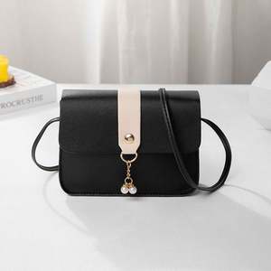 I-0352 New <b>Sweet</b> <b>Bags</b> Lady Pattern Color Matching Crossbody Ladies Mini <b>Bags</b> Leather Shoulder <b>Bag</b> - Product Image 4