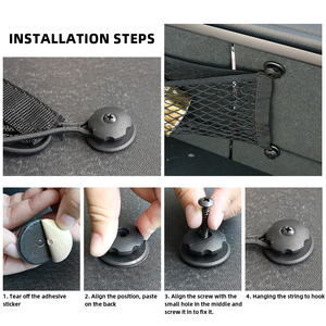 Mise à niveau renforcer le toit du camion <span class=keywords><strong>de</strong></span> stockage en maille Suv voyage Camping accessoires d'intérieur organisateur <span class=keywords><strong>de</strong></span> <span class=keywords><strong>voiture</strong></span> <span class=keywords><strong>filet</strong></span> <span class=keywords><strong>de</strong></span> chargement <span class=keywords><strong>de</strong></span> <span class=keywords><strong>plafond</strong></span> - Product Image 3