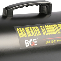 Chauffage à Air de gaz Portable 19 l BGE 15kw, appareil industriel à Propane avec dispositif de sécurité intégré sur allumage/surchauffage