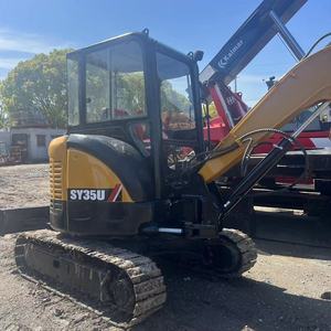 Excavatrice d'occasion Sany 35U 3,5 tonnes modèle 2022 de haute qualité, 90 % neuve, avec moteur et composants essentiels du moteur, boîte de vitesses et pompe testés et inspectés - Product Image 1
