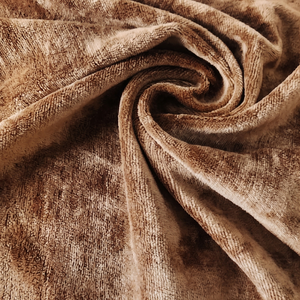Tissu velours de luxe 240 g/m² 80 % Tencel 20 % Poly 180 cm pour vêtements durables en gros - COULEUR MARRON - Product Image 2