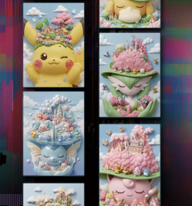 YQ Vente en gros de cartes de collection en métal gaufré de qualité supérieure sur le thème de l'anime japonais Pokémon, boîte mystère scellée avec dessins originaux, cadeau pour fans et jeux - Product Image 3