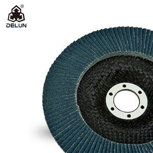DELUN Chine Direct haute Performance 115 mm oxyde de zircone roue à lamelles en acier inoxydable pour meuleuse de colère - Product Image 2