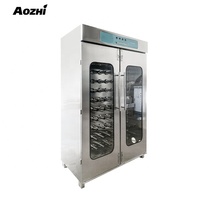 Séchoir à chaussures industriel Aozhi 40 paires, en acier inoxydable 304, commande PLC, 220V, machine de séchage à air chaud pour bottes de travail et linge d'hôtel