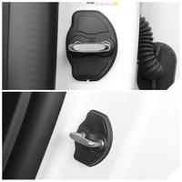 Compatible avec Tesla Model 3/Y, protections pour les poignées de porte, matériau en élastomère thermoplastique, installation par clipser.