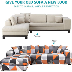 Elastic Plain Washable Breathable Lace <b>Sofa</b> <b>Covers</b> Living Room Sectional Chair Stretch Slipcovers Home Textile Decor - Product Image 4