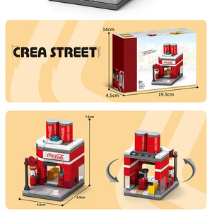 บล็อกตัวต่อที่เข้ากันได้กับของเล่นบ้านประกอบเพื่อการศึกษาสำหรับเด็ก - Product Image 6