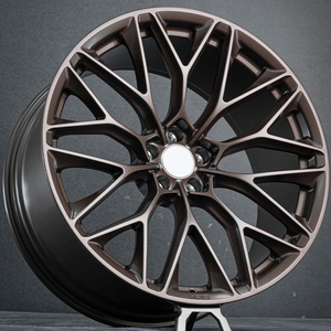Estructura de Rueda Forjada de Alta Calidad de 17-21 Pulgadas, Totalmente en Bronce Mate u Otros Colores Personalizados - Product Image 1