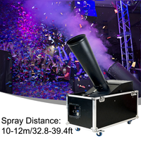 Igreslite Canon à Confettis CO2, Contrôle DMX512, 200W, Jet Haute Portée 10-12m/32.8-39.4ft, Machine à Effets Scéniques pour Fêtes, Clubs et Événements