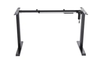 Quadro de mesa ajustável, ergonômico, moderno, de alta qualidade, para computador, motor único
