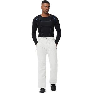 Pantalones de nieve con aislamiento para hombre FOXA, pantalones de esquí impermeables con cremallera en las piernas y bolsillos con cremallera para senderismo en invierno y actividades al aire libre. - Product Image 2