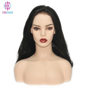 Head mannequin with bust wig headstand for wigs display - Product Image 1