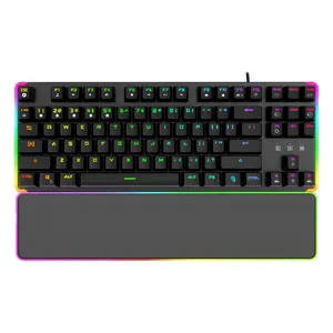 Klavyetecladoteclado Gamers Computer Mobiel Toetsenbord Voor Gratis Vuur Gaming Schakelaar Hot Swappable Mechanisch Gaming Toetsenbord