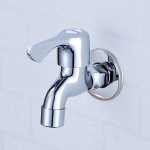 9U9UA Brass <b>Kitchen</b> Faucet Single <b>Handle</b> Quick Open <b>Copper</b> Valve In Wall Installation Easy Install - Product Image 3