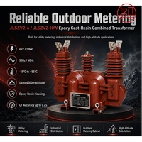 Transformateur combiné d'instrumentation de classe 0.2S pour comptage en sous-station 10kV JLSZV2-10W 300/5A 10000/100V
