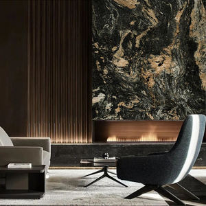 Panel de pared decorativo ignífugo y ligero para diseño interior moderno Panel de pared de mármol de Pvc-fácil instalación - Product Image 1