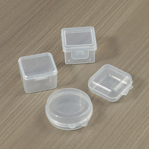 Transparent Plastic Storage <b>Boxes</b> Rectangle Small <b>Empty</b> Box Covered Jewelry Box Parts Container For Earplugs Fishing Gear - Product Image 2