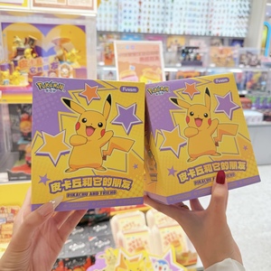 100% Originale Ufficiale Funism <span class=keywords><strong>Pokémon</strong></span> <span class=keywords><strong>Pikachu</strong></span> e i Suoi Amici Serie PVC Action Figure Blind Box Statuetta Giocattolo Pika - Product Image 1