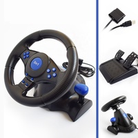 Volant de course pour jeux vidéo PS3 PS2 PC