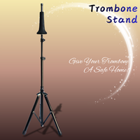 Support de trombone, support de trombone réglable pour trombone alto, ténor, basse, support de trombone universel, support pour instrument à vent