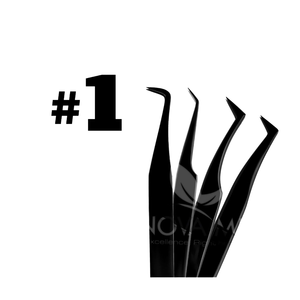 Pinzas de extensión de pestañas de acero inoxidable personalizadas de alta calidad, herramienta de belleza profesional con punta puntiaguda, venta al por mayor, gran oferta - Product Image 2