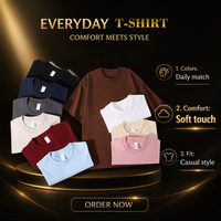 T-shirt uni à col rond pour homme, en coton, manches courtes, vente en gros, personnalisable avec logo OEM, streetwear basique, faible MOQ, livraison rapide