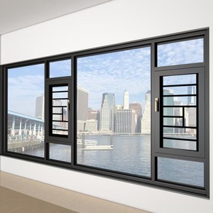 Thiết kế hiện đại Swing phong cách chống bụi nhôm cửa sổ cửa sổ dễ dàng để làm sạch cho tòa nhà văn phòng nhà máy trực tiếp bán buôn - Product Image 3