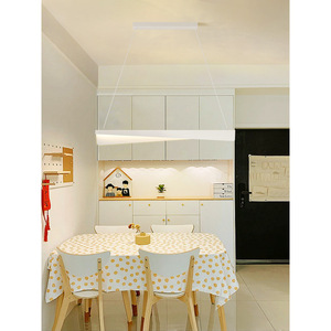 Nordic Style Modern Minimalist <b>LED</b> Pendant <b>Light</b> for Restaurant Dining Table Unique Single-Line Bar Lighting - Product Image 3