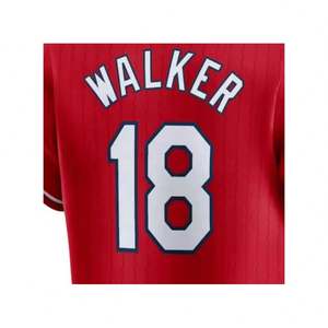 Listo para enviar St. Louis Walker #18 Red 2024 City Connect Limited Camiseta de béisbol cosida de la mejor calidad - Product Image 1