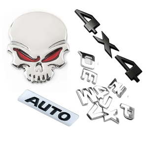Fournisseur chinois d'usine, logo de voiture en plastique imperméable ABS <span class=keywords><strong>3D</strong></span>, emblème de voiture, lettre de voiture, autocollant de lettre de camion, autocollant de numéro, badge - Product Image 1