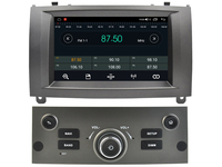 Pantalla de 7 Pulgadas Estilo OEM Sin Reproductor de DVD para Peugeot 407 2004-2011, Sistema Multimedia para Automóvil, Estéreo, GPS, Reproductor CarPlay