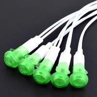 10MM trou de montage boîtier en plastique lampe à LED 220V M10 indicateur lumineux d'alimentation avec ligne de borne de câble