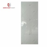 Feuille de marbre de panneau de mur de PVC de revêtements UV imperméables à haute brillance pour la décoration intérieure de salle de bains
