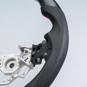 <span class=keywords><strong>Volante</strong></span> de Fibra de Carbono Real de Diseño Moderno para Nissan <span class=keywords><strong>Nismo</strong></span> Z 400Z 2023-2025, Cuero Negro, <span class=keywords><strong>Volante</strong></span> para Auto de 3 Plazas - Product Image 5