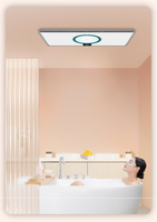 Calentador PTC Inteligente Integrado SAA CE al por Mayor con Tres Motores y Interruptor Inalámbrico para Cocina y Baño, Fácil Instalación en Techo