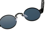 Lunettes de soleil punk rétro légères en métal, monture ronde ajourée personnalisable, motif dragon et phénix, pour hommes et femmes, style steampunk