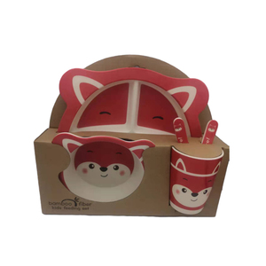 Thực Phẩm Cấp Ăn Muỗng Trẻ Sơ Sinh Trẻ Em Toddler Bộ Đồ Ăn Ăn Ăn BPA Miễn Phí Trẻ Em Bé Sợi Tre Cho Bé Ăn Bộ - Product Image 6