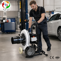 Extracteur industriel portable CE ISO pour fumée et poussière d'échappement de voitures, camions, ateliers, services de réparation automobile, garantie personnalisée
