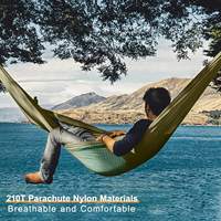 Leichte Outdoor-Camping-Hängematte aus Nylon mit Moskitonetz