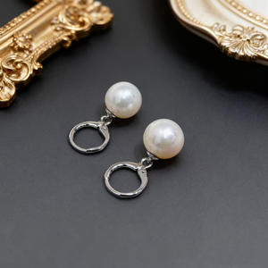 22699 Accesorios de Perlas DIY, Bandeja Vacía para Pendientes de Plata S925, Hebilla para Pendientes de Joyería de Plata y Oro con Pendientes Colgantes de Moda de 9-15 mm - Product Image 2