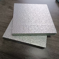 Feuille d'aluminium rectangulaire laminée double face |   Utilisation en milieu hospitalier et scolaire, bonne adhérence pour les panneaux composites d'isolation