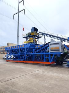 Planta de Concreto de 75m3/h, Estación de Mezcla de Asfalto Premezclado, Bomba, Motor, PLC, Planta Dosificadora de Concreto, Fabricación de Plantas de Mezcla de Concreto - Product Image 5