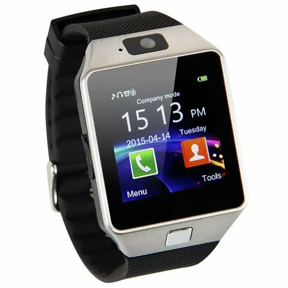 Montre connectée DZ09 android, bracelet de sport de haute qualité, avec prise en charge de carte SIM TF et bluetooth, caméra dz09,