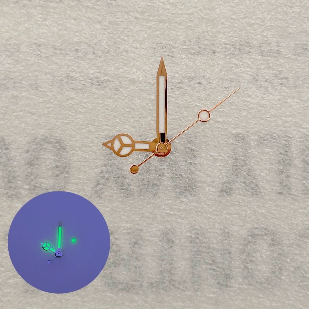 Luminoso verde oro rosa