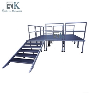 Adjustable Height <b>Stage</b> Easy Install Portable <b>Platform</b> <b>Stage</b> for Shows - Product Image 1