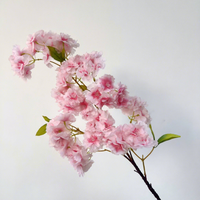Pohon Bunga Sakura Buatan, Ranting Bunga Sakura Sutra untuk Dekorasi Rumah, Pernikahan, dan Pesta